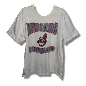 Vtg 2002 Cleveland Indians Cotton Tshirt